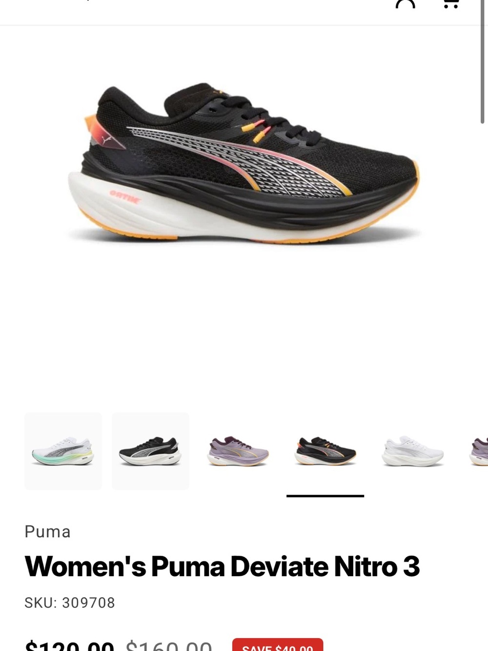 Puma Women's Deviate Nitro 3 Running Shoe